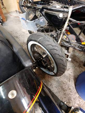 93 HD sidecar convert drum to disc brakes 