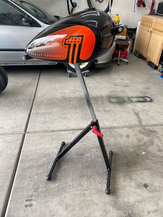 Built it out of a $18 Harbor freight lumber roller stand. 