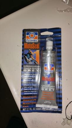 for the cover adhesive, the directions called for Harley-Davidson® High-Performance Sealant - Gray - (read: RTV) - 99650-02.    i subbed permatex Ultimate gasket maker because..... it was in my chemical stash, and even though the HD RTV is rated to 482 degrees and the permatex is on rated to 400.... if 400 ever happened on the cooler, i'd have other exploding engine issue that would take precedence over a loose oil cooler cover.