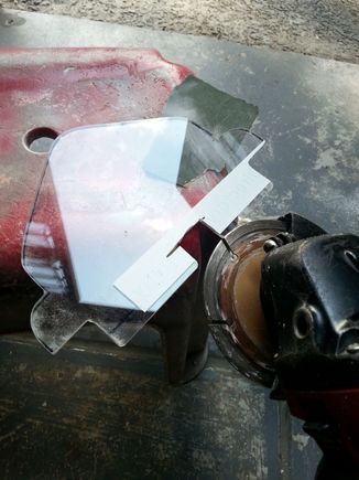 Then found some unused License Plate protector made out of Plexiglas...