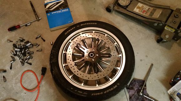 rotor mounted