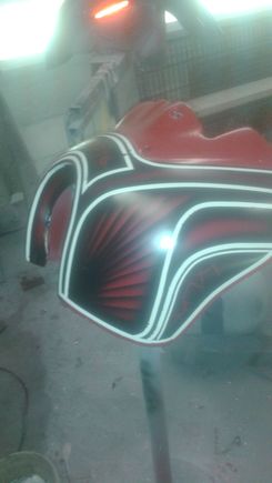 His work in progress