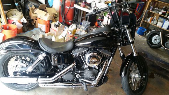 My 2016 street bob with vance and hines slip ons.