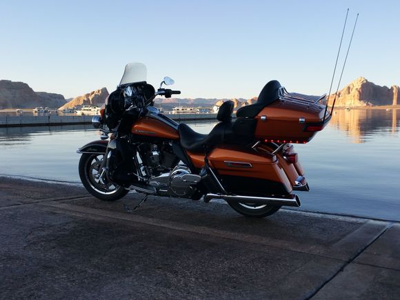 Evening on the deserted launch ramp...
