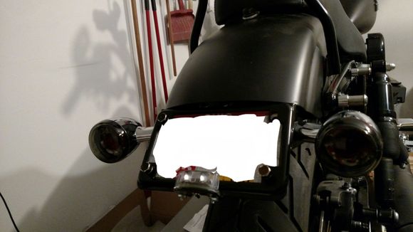 Before, with great bike gear relo kit.
