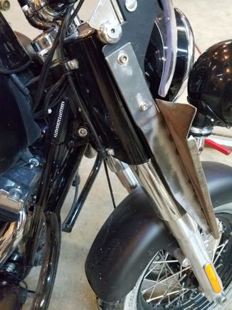 trying out lower deflectors to see if they help with buffeting