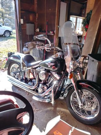 At home in my garage