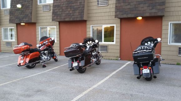 Day 3 - At the motel in Bangor Maine.