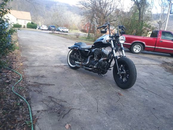 Love the sorty and i can do any type of riding i want on her from riding to work to Sturgis with my wife on back. All around great bike. 
