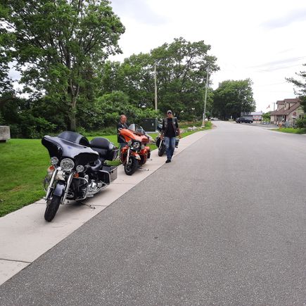 Getting ready to leave Point Pelee.
