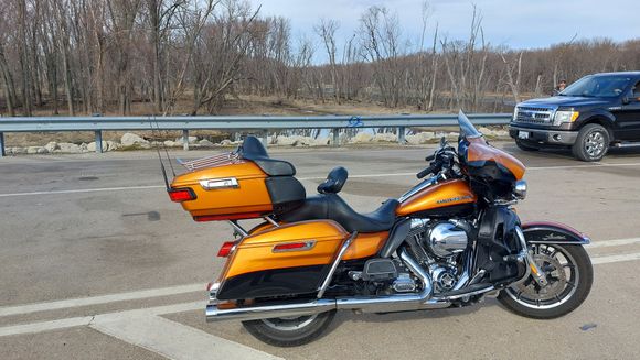 I stopped to look at aome eagles before crossing the bridge into Savanna. 