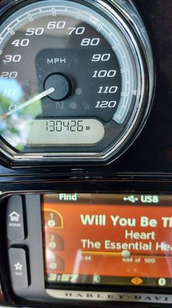 Time for a 3 hole service, an air filter and spark plugs. I also picked up brake pads, front & rear, for a later day.