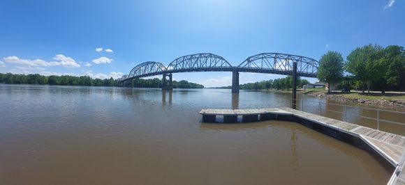 Crossed the Illinois River a few times. This is Henry.