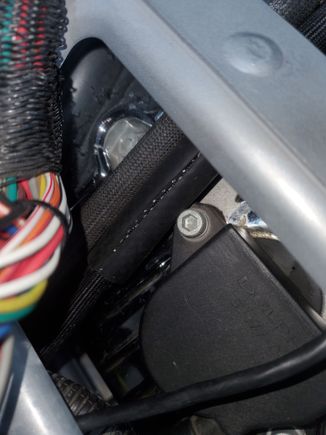 Used a slice of fuel line as a cover for the actual fuel line, early models have an issue with rubbing on the head and possibly causing a leak.