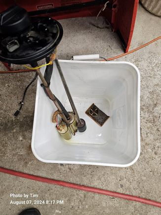 Old  pump/sending unit out