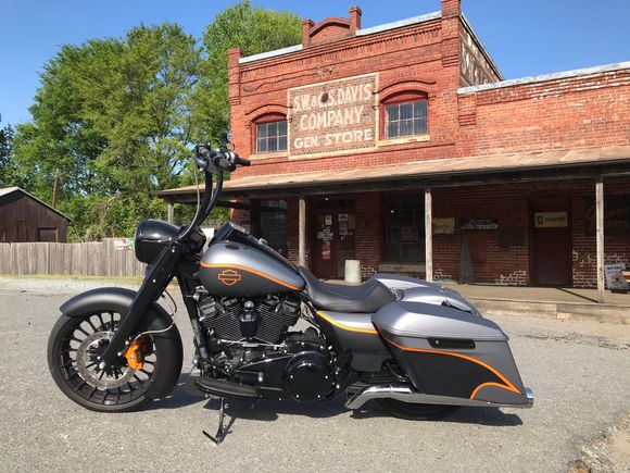 Obviously, I painted it... twice actually.  I didn’t love the color the first time so I did it again.

I also changed the seat to a mustang solo.

The exhaust is Vance & Hines headers and mufflers, with a thunder ax tuner.  That’s overkill for the current setup, but I’m planning to put the stage 4 kit on this one like I did my last Road Glide.  It will be fully leveraged then.

The bars are 16” Carlini’s