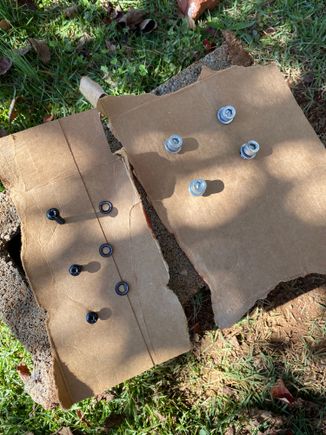 The three windshield screws needed touch up and the four Allen head bolts for the front fender drove me crazy so they got painted black. I told you I have a problem…