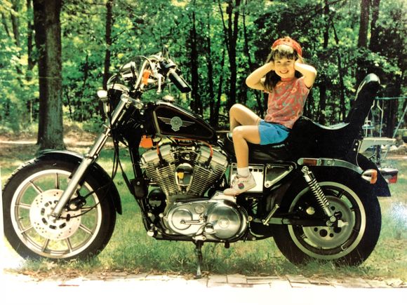 1991 883 with Fatboy logo. Nick named Thinboy