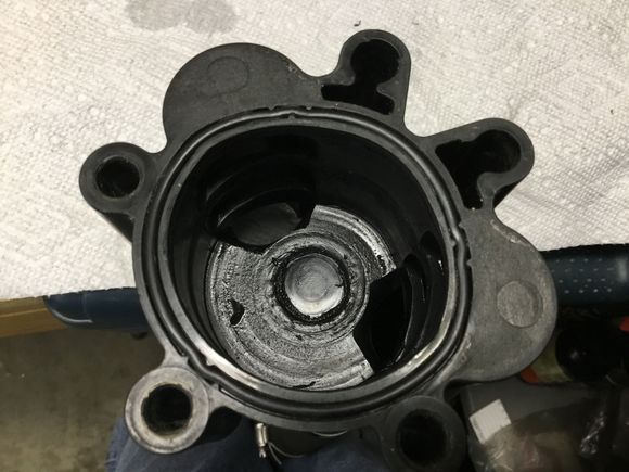 Pump body showing some wear