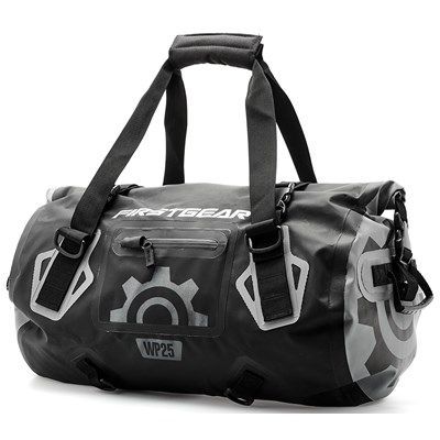 100% waterproof... been using them for five years… And 60,000 miles… I have a 25 L, 40 L, and a 75 L… Top drawer equipment