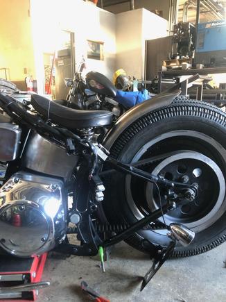 Seat is for reference.  Ill be running a spring seat with a good duck taip to it vs the flat seat ypu see in the pic 