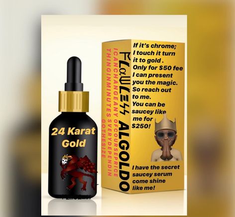 I do all the work my self. montmuscle@gmail.com. put the subject secret saucey serum