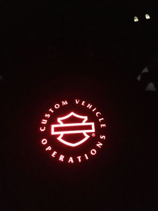 CVO Logo on dash