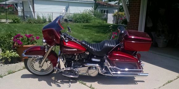 1979 FLH 1200 King of the Highway.....😎

Some S&S, Head Quarters, Jim's......✌