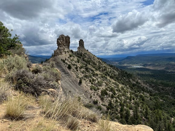 Chimney Rock and Companion Rock