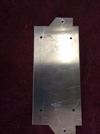 Made custom bracket for mounting amp.