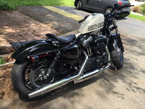 My wife's 48 has the Harley sprung seat.