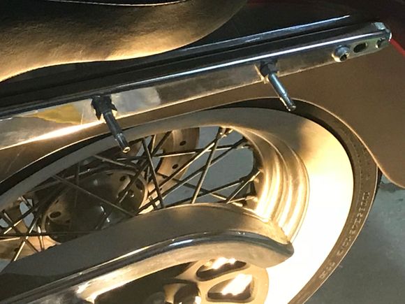 Need to remove the old saddlebag studs