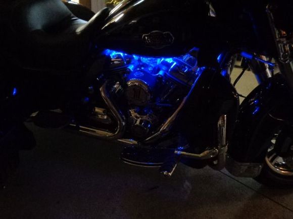 Seems the intake blocked a lot of the light oh well