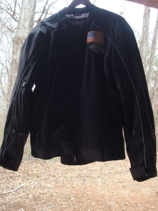 HD Heavy Duty Fabric/Mesh jacket front view
