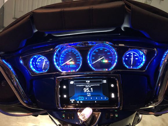 Thought post up a pic of my install of the dash and my GTS radio finished today. Very happy with the dash on how it connected up. Very simple. Only thing was concerned bout drilling hole for the wire. But overall very happy. 