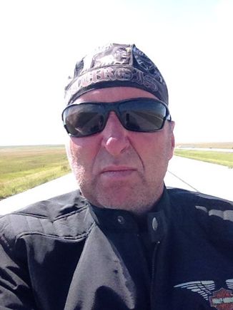 Somewhere between Dickinson and sturgeon just before collision with awkward teenage duck. Bike fine, duck not so much!