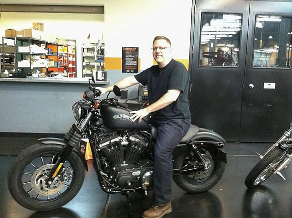 My Harley  USED 2014 Iron 883.... with 5 (five) miles on it.   Suck it full retail!