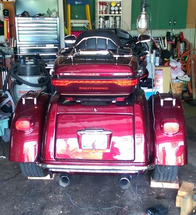 Lighted areowings and rack, Superbright tail lights, custom LED bar across below the bumper.