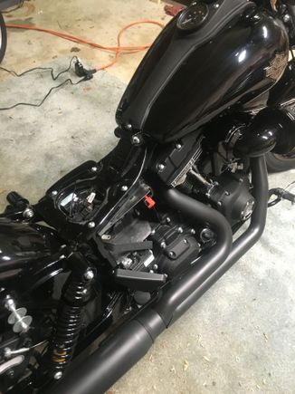 First, I pulled the seat and battery. My order of doing things may not be identical as in the manual either by the way