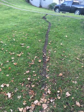 Well I guess I should have waited for the frost come off the grass before I rode out of my shed