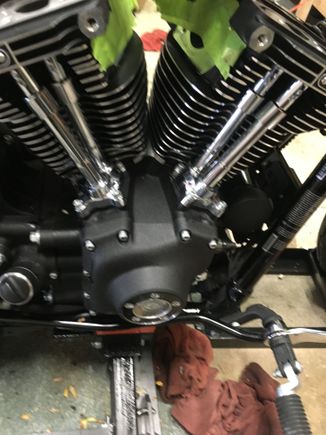 Pushrod covers assembled.