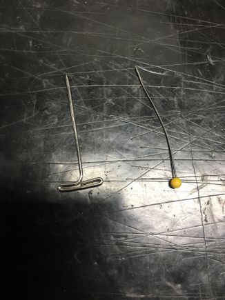 I use the T-pin more than anything. Go to Joann fabrics or Michaels and you can get 20 of them for a few bucks