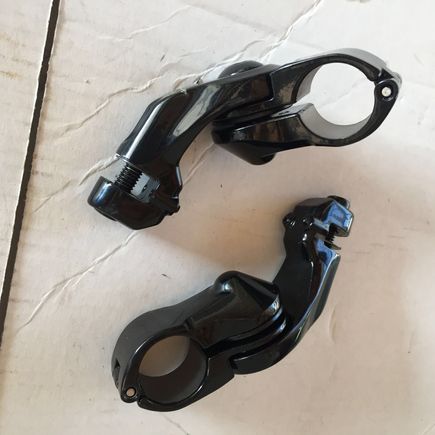 Black Adjustable peg mounts $100 shipped