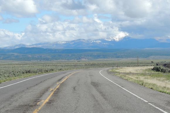 Leaving Panguitch north on 89.