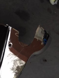 Right housing has a couple scratches, but riser cover hides most of these when mounted