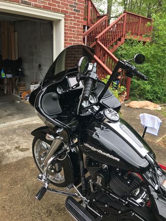 New Cee Bailey's 15" windshield - from behind