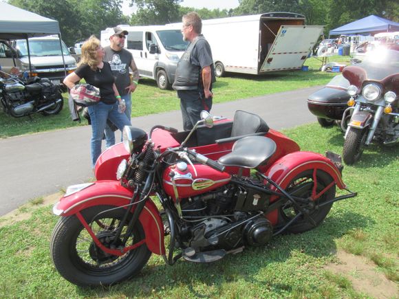 Plenty of old Harleys