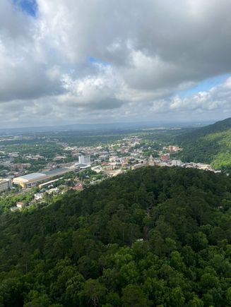 Hot Springs as viewed from the North Mountain Tower.