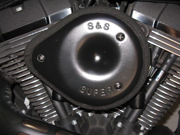 Dual mini oil catch cans,  side view