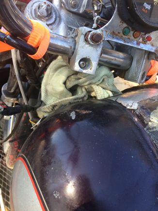 A kids sweater is padding under the tank